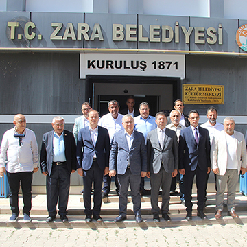 Zara Belediye ve Esnaf Ziyareti